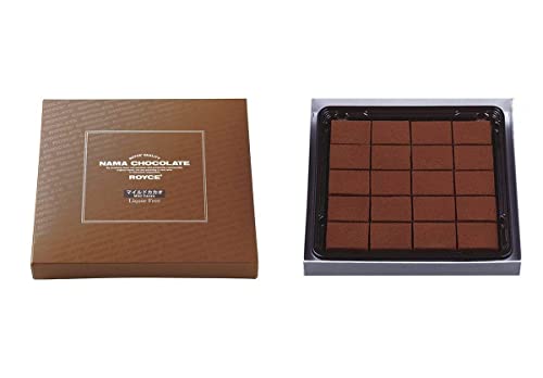 ROYCE' Nama Chocolate "Mild Cacao" - Chocolate Infused with Fresh Cream | Gourmet Snack for Gifting & Indulging | Japanese Chocolate from Hokkaido (20 Pieces of Chocolate)