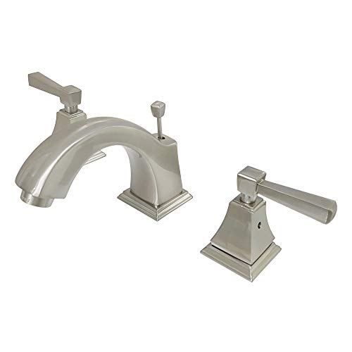 Kingston Brass FSC4688DL Concord Widespread Bathroom Faucet, 5-3/16" in Spout Reach, Brushed Nickel Kingston Brass FSC4688DL Concord Widespread Bathroom Faucet, 5-3/16" in Spout Reach, Brushed Nickel