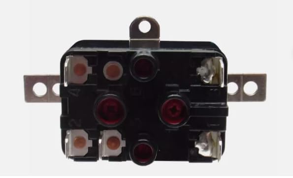 24v Furnace Relay 42-22444-04 42-23114-03 42-25104-06, Replacement for Rheem OEM, Black, Automatic, Relay, Silver, Normally Open