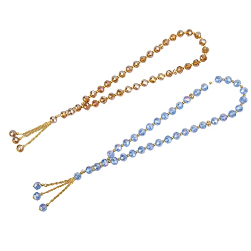 [ANKROYU]  CXk Tasbih ~j u[ VpJ[ 33 r[Y Xy[T[r[Yt ̋F̑ Mtg ϋv̂F 10mm 2