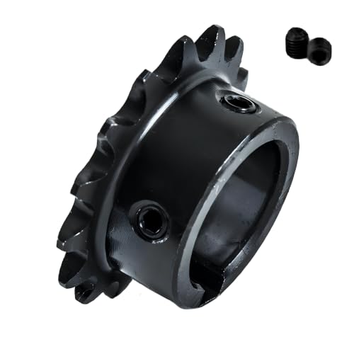Jeremywell #35 Roller Chain Sprocket, 15 Tooth B-Hub, 1" Bore
