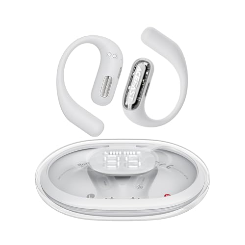 ACEFAST AceFit Pro Open-Ear Headphones | Bluetooth 5.4, App Control, Ultra-Thin Sports Wireless Earbuds (Rime Grey)