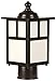 Craftmade Z1845-BC-CS Mission Outdoor Post Mount Lighting, 1-Light 60 Watt, Burnished Copper (12" H x 6" W)