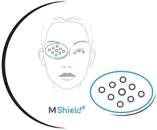 Eye Protection Shield, Oval Shape, for Cataracts, Glaucoma, Retinal Detachment, Age Related Macular Degeneration (Large) (pack of 100)