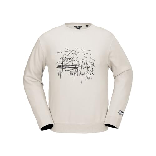 Volcom Men's Essential Crew Fleece Snowboard Winter Sweatshirt2