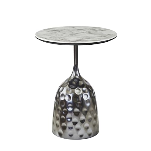 Image of The Attic Celeste Round End Table Minimal Modern Look,Black