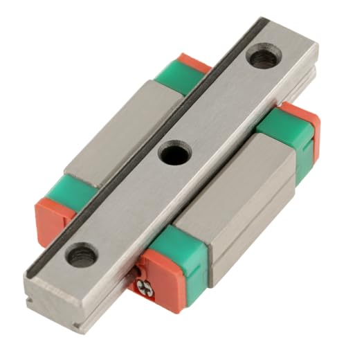 Linear Rail Block, 7mm Width Slider, Miniature Rail for Automatic Devices, Measuring Device, Linear Block with Ball Holder, Lubrication System (40mm)