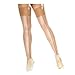 Produktbild 1 Paar Miss O Glänzend Gesäumt Strapse Strümpfe. Beige-Schwarz. 15 Den - Beige Schwarz, S-M