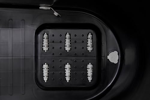 Mobile Bathtub, Ideal for The Small Bathroom, 122x54x59cm, Maximum Size. (122cm, Black+White Stand)