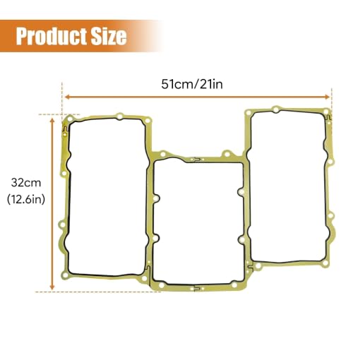 Image of Intake Manifold Gasket Kit Compatible with 2013-2020 Jaguar XJ XF F-Type F-Pace XE 3.0L Replace #LR041680
