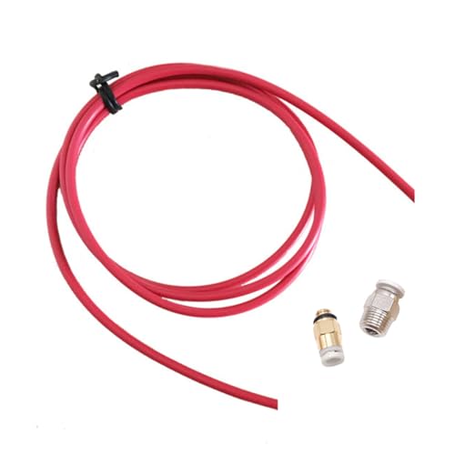NUOBESTY 3d Printer with Ptfe Tube M10 Quick Coupling Pc4-m6 Hot End Extrusion Fitting Easy to Disassemble Metal Connect