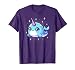 Cute Kawaii Narwhal Blue Pink Anime Sea Ocean Fun T-Shirt