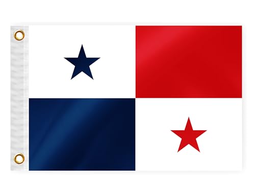 Drapeau nautique de Panama 30,5 x 45,7 cm - Bannière nylon double face