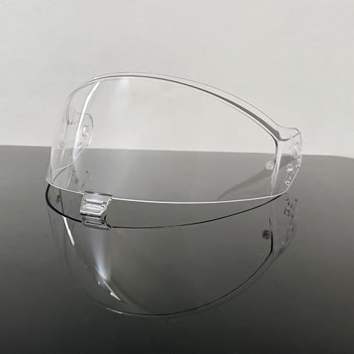 ヘルメット シールド, D Skwal3 バイザー 曇り止めフィルム Shark Skwal i3 D-Skwal 3 Ridill 2 VZ400 バイクヘルメット バイザー ゴーグル シルバーメッキ レッドレンズ(Clear)