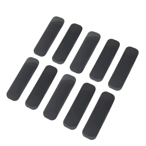 NONGYU 10Pcs AntiSlip SelfAdhesive Silicone Rubber Feet Pad Shockproof Oval Mats Protectors for Keyboards Base Cabinet