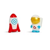 Munchkin® Galaxy Buddies™ Water Safe Light Up Baby and Toddler Bath Toy, Astronaut & Rocket Ship