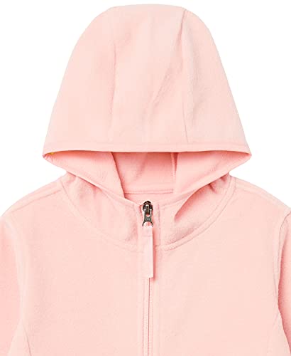 Image of Amazon Essentials Girls and Toddlers' Polar Fleece Full-Zip Hooded Lightweight Jacket, Insulated