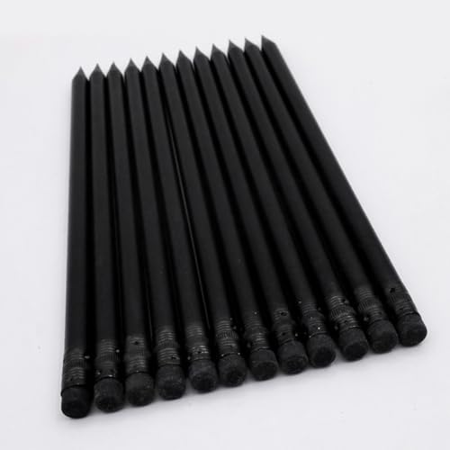 Lápices de Madera HB FOMIYES 20 piezas Negro miniatura 5