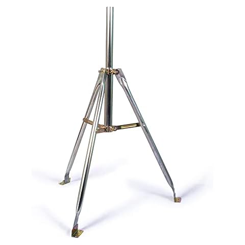 3ft Heavy Duty Tripod Mount for Starlink, Antenna, DIRECTV, Ubiquiti (Includes 1.66" by 2" Diameter Mast) Cover