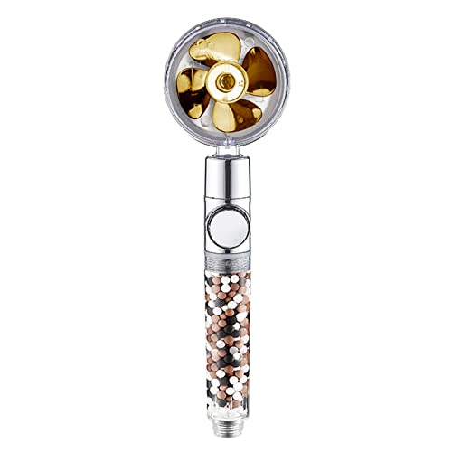 Pommeau de douche avec bouton pause et jet haute pression orientable pour salle de bain