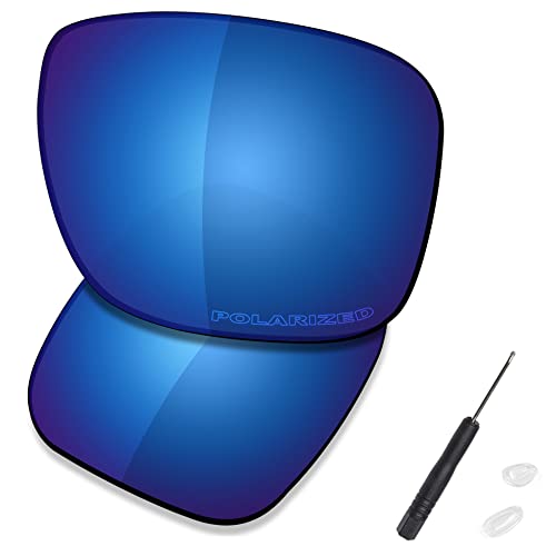 Image of SAUCER Premium Replacement Lenses & H20 Screwdriver & Nose Pieces for Oakley Holbrook Metal OO4123 | UV400 Protection