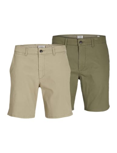 Short Chino Jrebsharp Lot de 2 Vetement Homme Mode Chic Décontracté