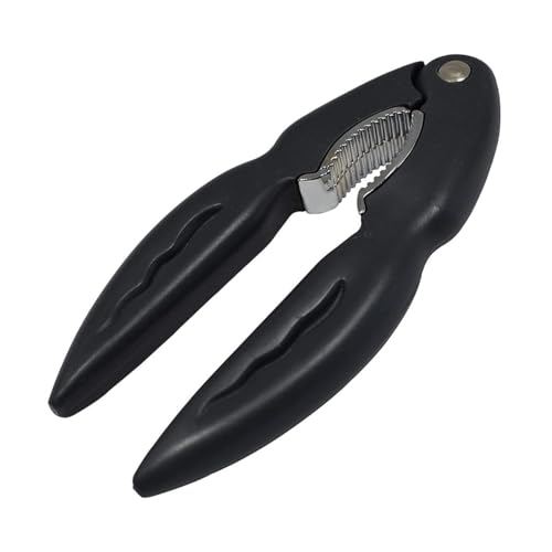 Fackelmann 43757 Pince à crustacés, pince pour crabe, pince pour coquillage, Plastique, Zinc, Gris, 13,5 cm