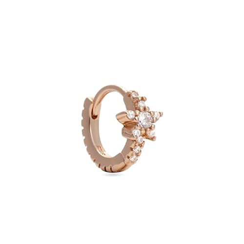 Pendientes Issphe con baño oro rosa de 18 quilates - Luxenter Cover