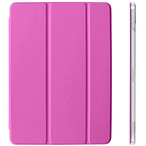 Image of DuraSafe Cases for iPad 8.3 Inch Mini 6th [ Mini 2021 6 Gen ] A2567 A2568 A2569 MK7M3HN /A MLWL3HN /A MK7R3HN /A MK7P3HN /A MLWR3HN /A MK7X3HN /A MK7V3HN /A MK893HN /A MK8E3HN /A Slim Smart PC Cover - Pink