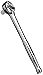 Price comparison product image Silverline 456987 Ratchet Handle 3/8" / 200 mm