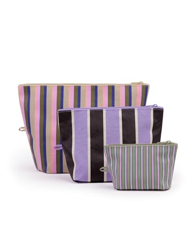 BAGGU Go Pouch Set - Candy Shop Stripes