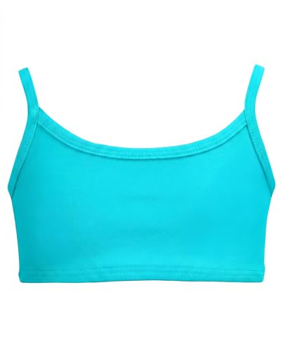 Image of City Threads Girls Bikini Top Only UPF 50+, Bathing Suit Top for Girls, Made in the USA