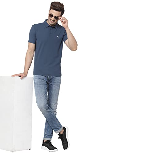 Image of Red Tape Men's Solid Regular Fit T-Shirt