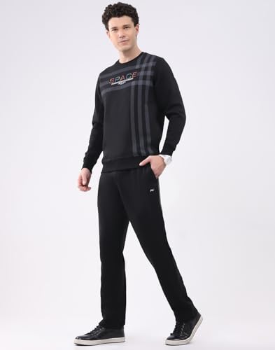 Image of Monte Carlo Men's Regular Fit Collared Neck Full Sleeve Printed Winter Tracksuit | Trendy Printed Design | Soft Warm Fabric | Stylish Winter Sports & Casual Wear for Men (Pack Of 1)