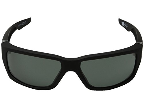 Spy Optic Dirty Mo Sunglasses Matte Black with Happy Grey Green Lens Sticker2