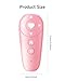 UNIBITRI Scrolling Ring Remote Control for TikTok, Bluetooth Remote for iPhone, iPad, iOS, Android, Page Turner, Tap Tap TikTok, Fingertip Wireless Remote Control,Pink