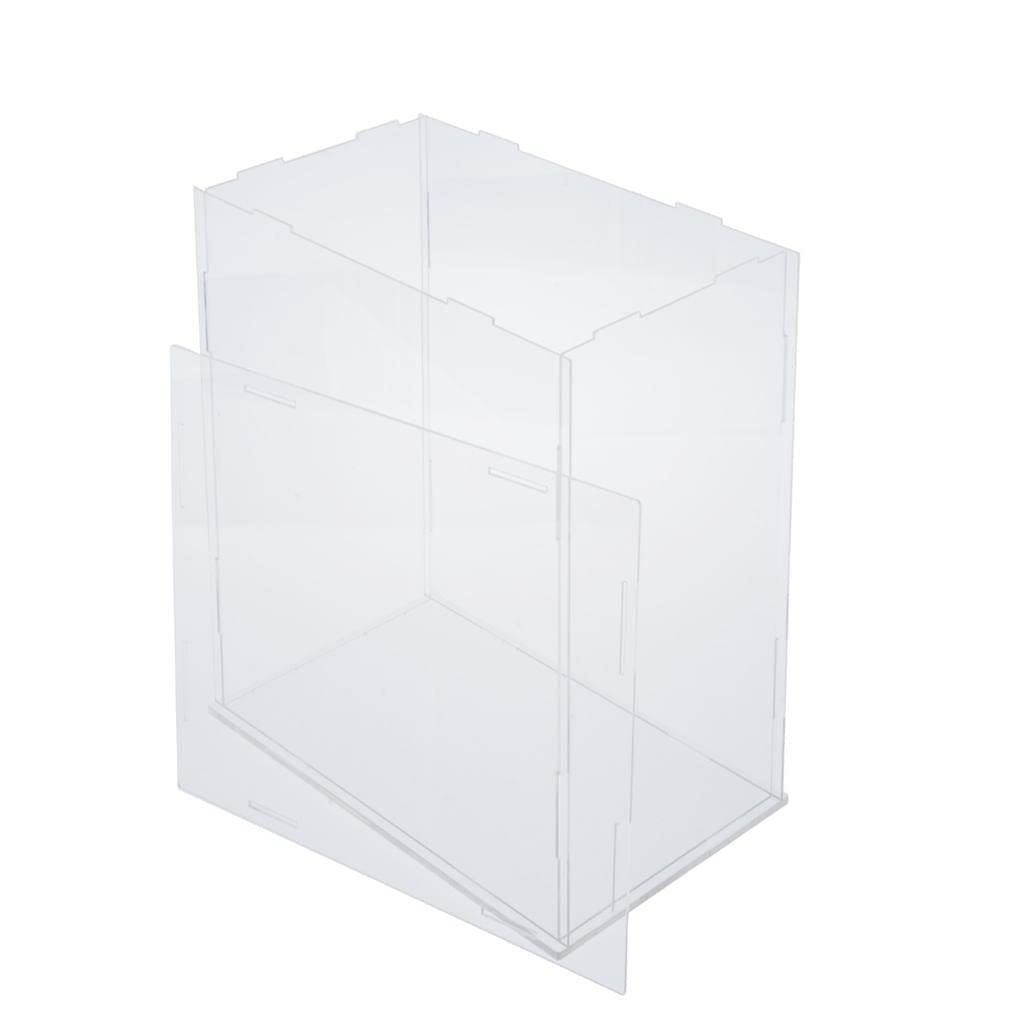 Clear Acrylic Toy Display Show Case Dustproof Box Protection Tool 33x33x33cm Transparent | Action Figures | Tv, Movie & Video Games-image-1
