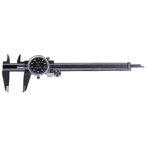 TTC BDC-8 0-8" Direct Read BF Precision Dial Caliper w/Covered Rack