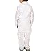 Royal Kurta Little Boys' Focil Solid Kurta Pyjama 3-4 Years White
