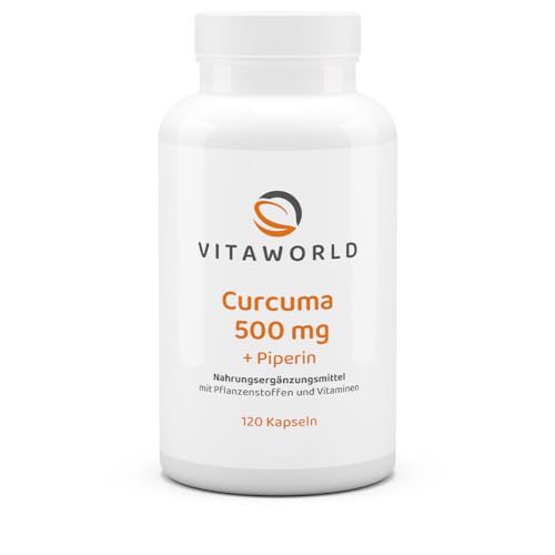 Curcuma 500mg de fabrication allemande rigoureuse avec biopérine premium