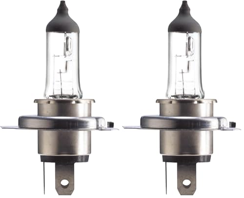 PHILIPS Vision bombilla para faros delanteros de coches 12342PRC1 - bombilla para coches (60W, H4, Fog light, High beam, Luz interior, Low beam, Parking light, Signaling, Stop light) (Paquete de 2)