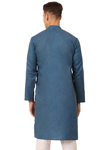 Image of Jompers Men's Cotton Ethnic Solid Kurta.