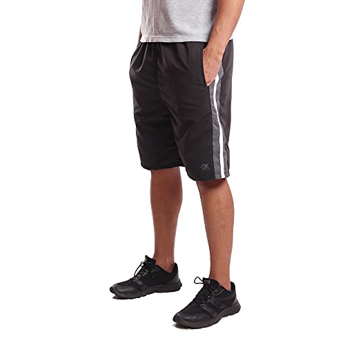 Short Tactel. Ox Silver com Bolsos Cor:Preto;Tamanho:GG