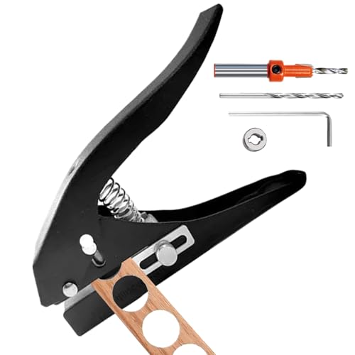 パンチ穴開け器,丸型 単穴 紙用パンチ - 業務用手動ハンドヘルドパンチャー 写真 タグ カード 厚紙 クラフト 段ボール用