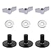 18Pcs Cymbal Accessories Cymbal Stand Felt Hi-Hat Clutch Cup Wing Drum Kit