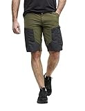 RevolutionRace RVRC GP Shorts für Herren, strapazierfähige und belüftete Wandershorts für alle Outdoor-Aktivitäten, Dark Olive, L