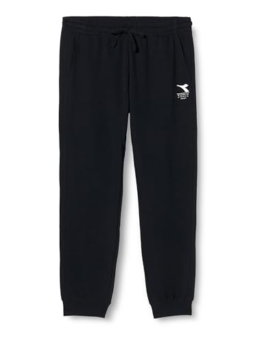 Pantalon de gymnastique noir Diadora XL femme pour gym et yoga en salle