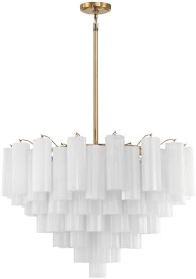 Crystorama Addis 16 Light Aged Brass Chandelier