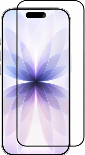 Image of Tempered Glass Screen Protector Compatible For iPhone 17 (Black) Edge To Edge Full Screen Coverage With Easy Installation Kit,Pack Of 1