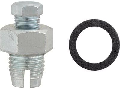Auveco 24243 M14-1.5 Single Oversize Oil Drain Plug with Gasket, Zinc Finish(Qty: 5)